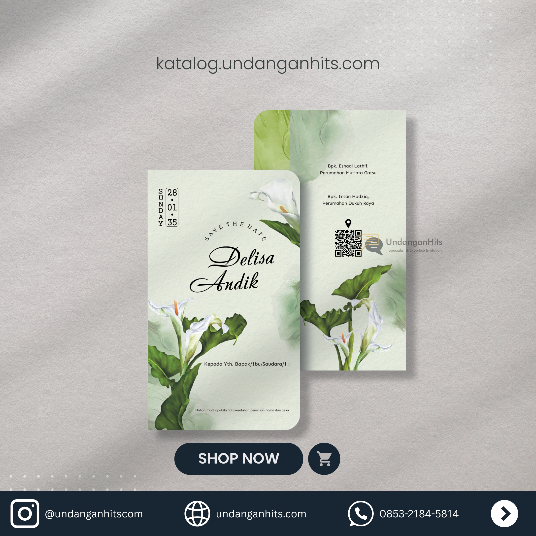 AV128 - Botanical Calla Lily