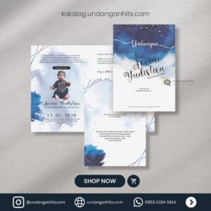 C89 - Elegant Navy Watercolor