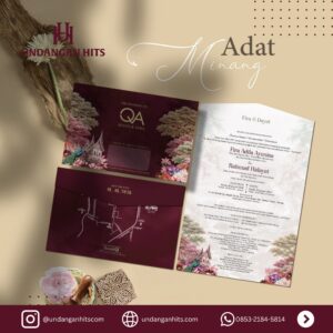 Undangan Custom Softcover Glossy Full Color Tema Adat 1