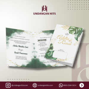 Undangan Custom Softcover Kertas BC Halus 1