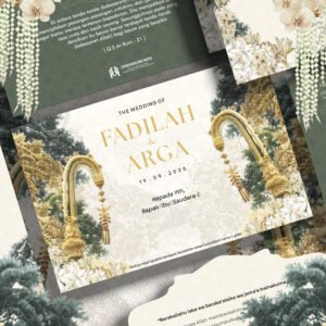Undangan Custom Softcover Glossy Full Color AF190926